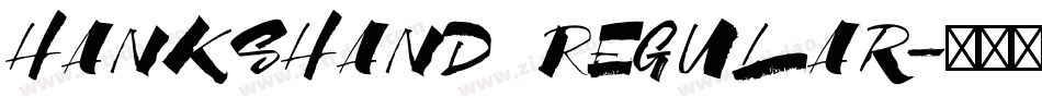 HanksHand Regular字体转换
